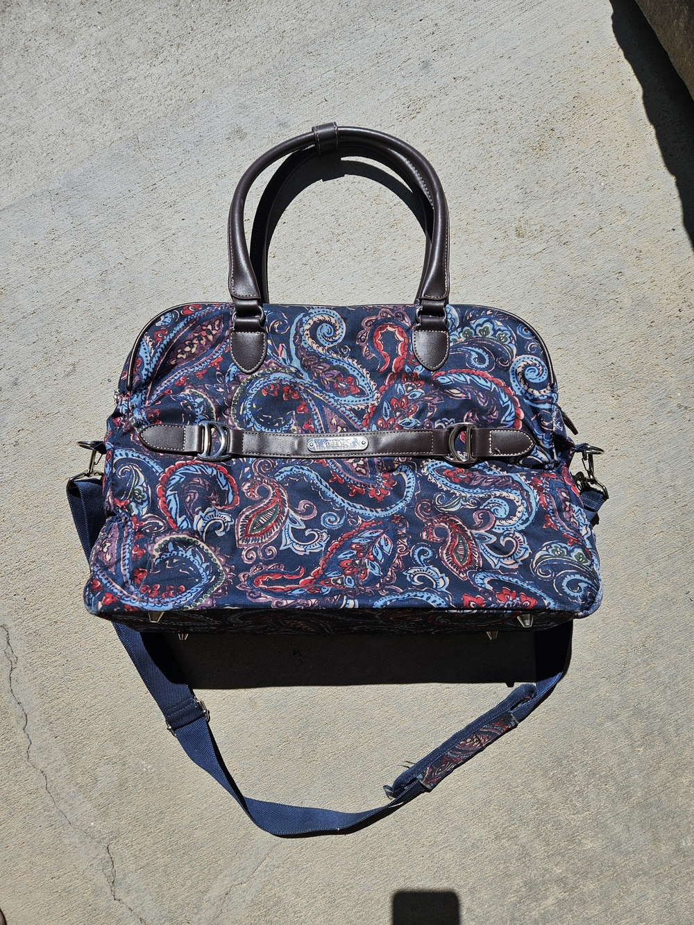 Chaps Ralph Lauren Richmond Park Mountain Paisley weekender tote bag